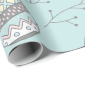 Kleurig paaseipatroon cadeaupapier (Rol Hoek)