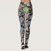 Kleurig  paisleypatroon met florale paisley leggings (Achterkant)
