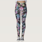 Kleurig  paisleypatroon met florale paisley leggings (Voorkant)