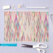 Kleurig papier met gekleurde sinusgolven (Craft)