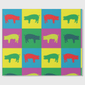 Kleurig papier voor het ompakken van varkens (Vlak)