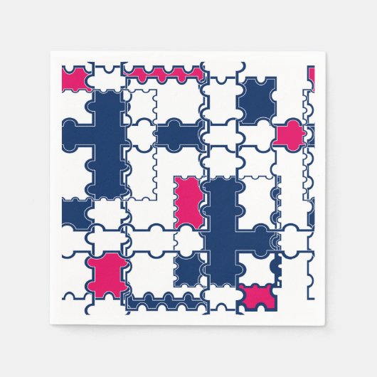 Kleurig patroon, elegant servet (Voorkant)