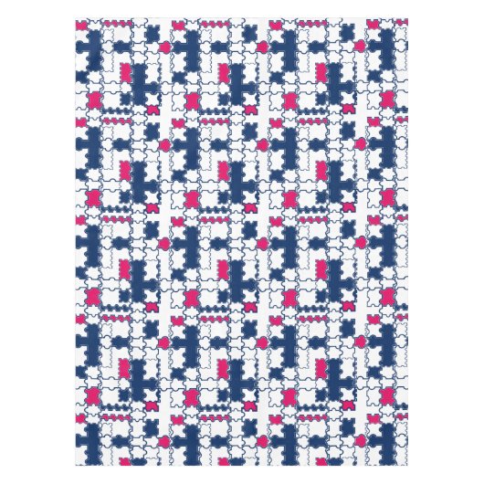 Kleurig patroon, elegant tafelkleed (Voorkant)