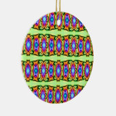 kleurig patroon keramisch ornament (Rechts)