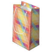 Kleurig patroon klein cadeauzakje (Achterkant Gekanteld)