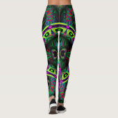 Kleurig patroon leggings (Achterkant)