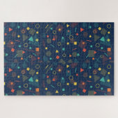 Kleurig patroon onmogelijk legpuzzel (Horizontaal)