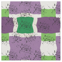 kleurig patroon - paars, groen, vierkant stof