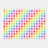 Kleurig patroon regenboogkunst inpakpapier vel (Voorkant)