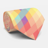 Kleurig patroon stropdas (Opgerold)
