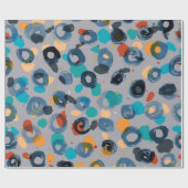 Kleurig patroon van abstracte, met de hand geteken cadeaupapier (Vlak)