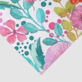 Kleurig patroon van bloemen collage tissuepapier (Detail)