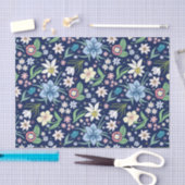 Kleurig patroon van bloemen tissuepapier (Craft)