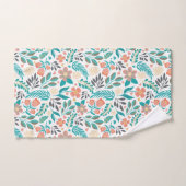 Kleurig patroon van bronbloemen bad handdoek (Handdoek)