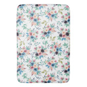 Kleurig patroon van bronbloemen badmat (Voorkant Verticaal)