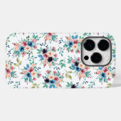 Kleurig patroon van bronbloemen Case-Mate iPhone case (Achterkant (horizontaal))