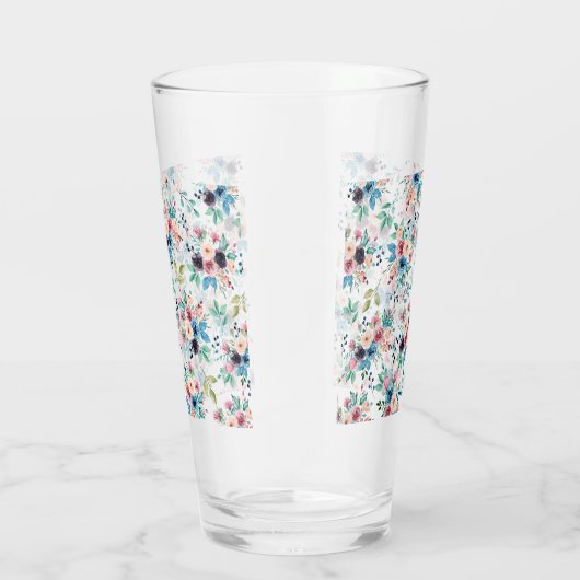 Kleurig patroon van bronbloemen glas (Rechts)