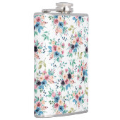 Kleurig patroon van bronbloemen heupfles (Rechts)