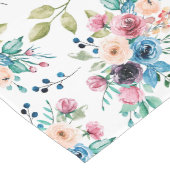 Kleurig patroon van bronbloemen lange tafelloper (Hoek)