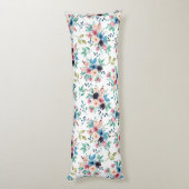 Kleurig patroon van bronbloemen lichaamskussen (Achterkant (Verticaal))