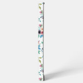 Kleurig patroon van bronbloemen samsung galaxy hoesje (Linkerkant)