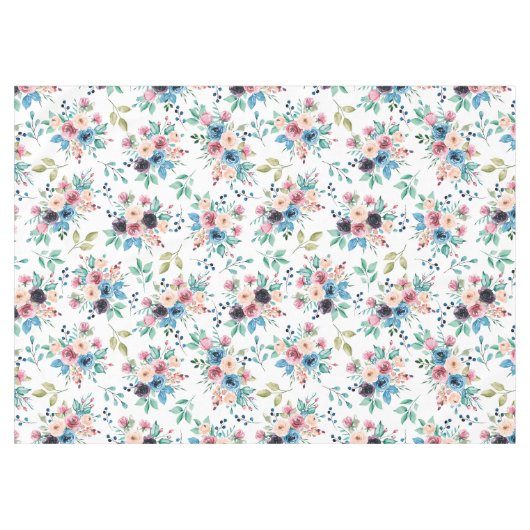 Kleurig patroon van bronbloemen tafelkleed (Voorkant (Horizontaal))