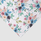 Kleurig patroon van bronbloemen tissuepapier (Detail)