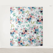 Kleurig patroon van bronbloemen wandkleed (Voorkant)