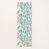 Kleurig patroon van bronbloemen yogamat (Voorkant)