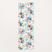 Kleurig patroon van bronbloemen yogamat (Voorkant)