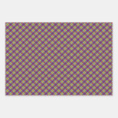 Kleurig patroon van de controle van het lint inpakpapier vel (Voorkant)