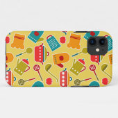 Kleurig patroon van keukengerei Case-Mate iPhone case (Achterkant (horizontaal))
