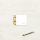 Kleurig patroon van keukengerei post-it® notes (Op bureau)