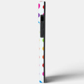 Kleurig patroon van regenboogcirkels Case-Mate iPhone case (Achterkant / Links)