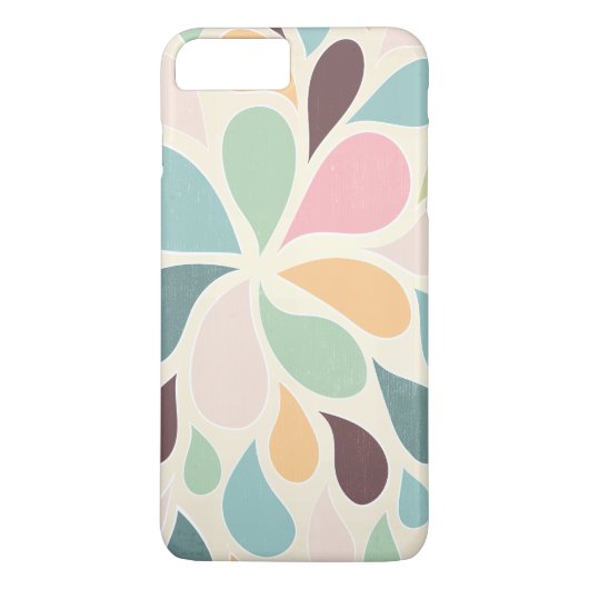 Kleurig patroon van retro paisley Case-Mate iPhone case (Achterkant)