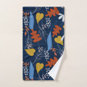 Kleurig patroon van tropische bladeren bad handdoek (Handdoek)