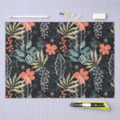 Kleurig patroon van tropische bladeren tissuepapier (Craft)