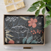 Kleurig patroon van tropische bladeren tissuepapier (Geschenk)