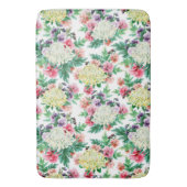 Kleurig patroon van zomerbloemen badmat (Voorkant Verticaal)