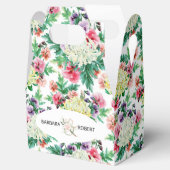 Kleurig patroon van zomerbloemen bedankdoosjes (Geopend)