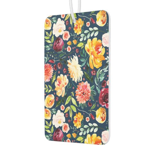 Kleurig patroon van zomerbloemen luchtverfrisser (Links)