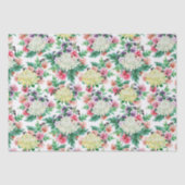 Kleurig patroon van zomerbloemen tissuepapier (Voorkant)