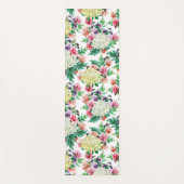 Kleurig patroon van zomerbloemen yogamat (Voorkant)