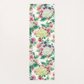 Kleurig patroon van zomerbloemen yogamat (Achterkant)