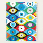 Kleurig patroon voor bescherming van het oog planner (Achterkant)