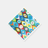 Kleurig patroon voor bescherming van het oog servet (Hoek)