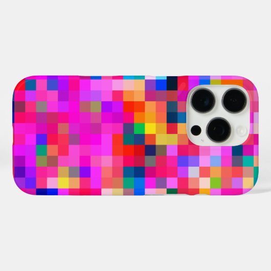 Kleurig patroonontwerp Case-Mate iPhone case (Achterkant (horizontaal))