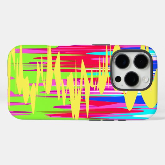 Kleurig patroonontwerp Case-Mate iPhone case (Achterkant (horizontaal))