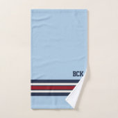 Kleurig persoonlijk Ice Hockey Blue Shirt Stripe Bad Handdoek (Handdoek)