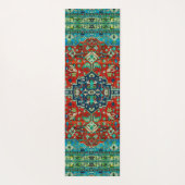 Kleurig Perzisch bewegend tapontwerp 2 Yogamat (Achterkant)